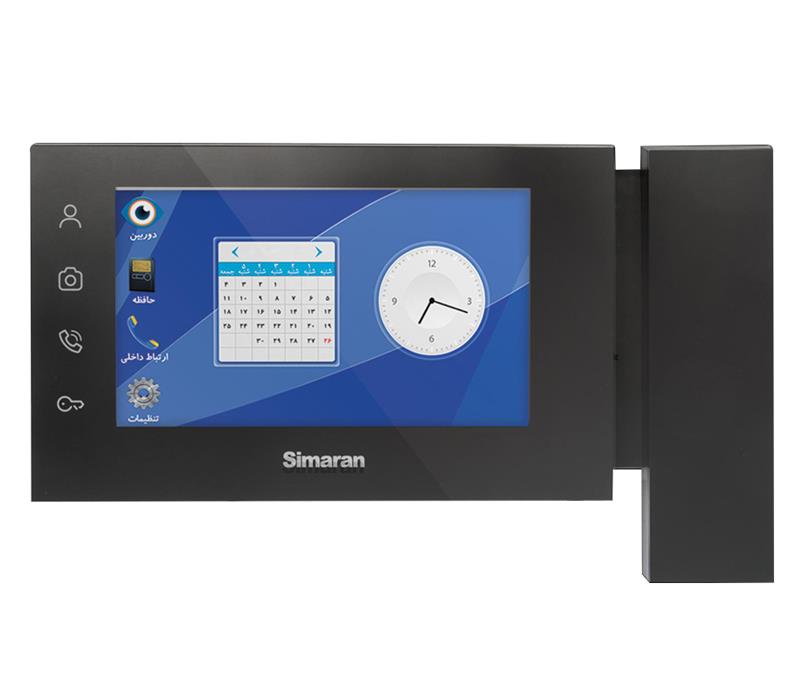 مانیتور 7 اینچ با حافظه سیماران مدل 76TKM مشکی