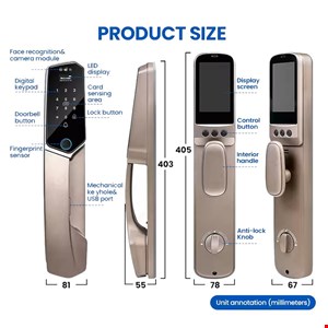 دستگیره دیجیتال هوشمند اکسلEX-840